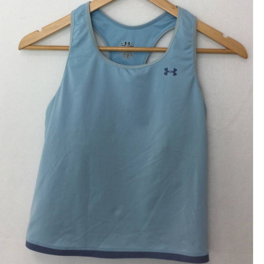 Under Armour Women's Medium Racerback Tank Blue